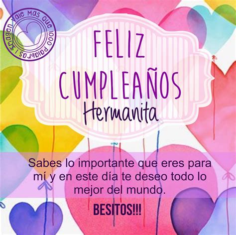 felicitación para mi hermana|feliz cumpleanos hermana.